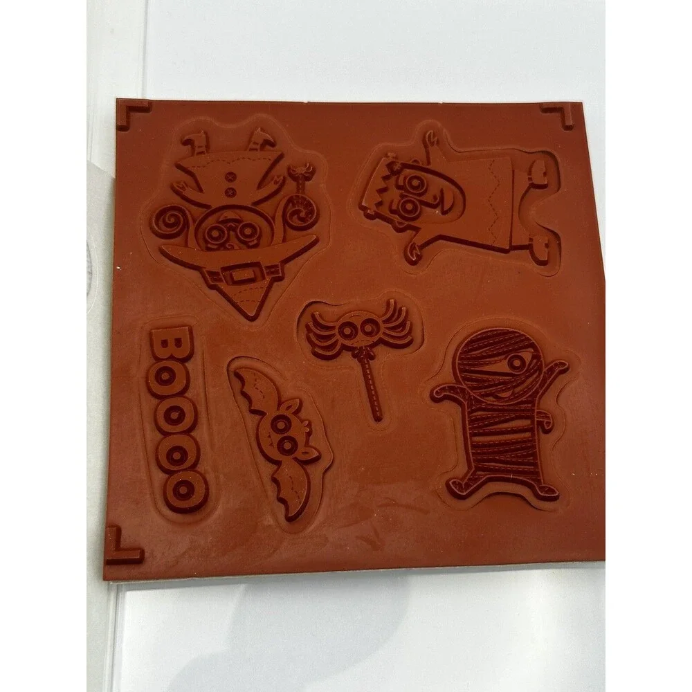 Stampin' Up! Googly Ghouls Rubber Stamp Set Halloween - 6 Pieces